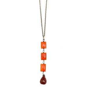 Banjara Necklace – Carnelian and Red Jasper stones